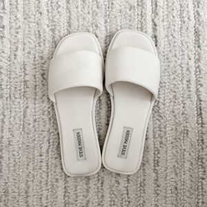 Steve Madden Bone White Sienna Sandal